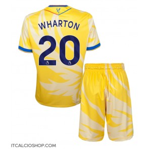 Crystal Palace Adam Wharton #20 Seconda Maglia Bambino 2024-25 Manica Corta (+ Pantaloni corti)